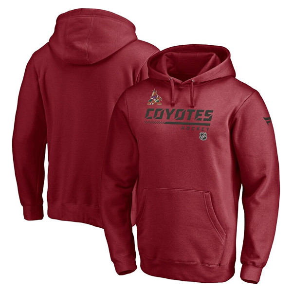 Men's Arizona Coyotes Red Pro Core Collection Prime Logo Pullover Hoodie